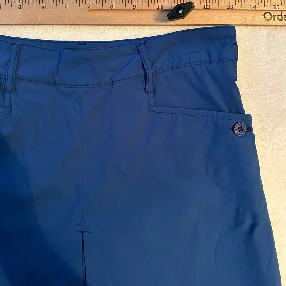 Chervo Golf Mini Short & Skirt Womens XS/ 4 Blue SKORT Pockets Activewear sport